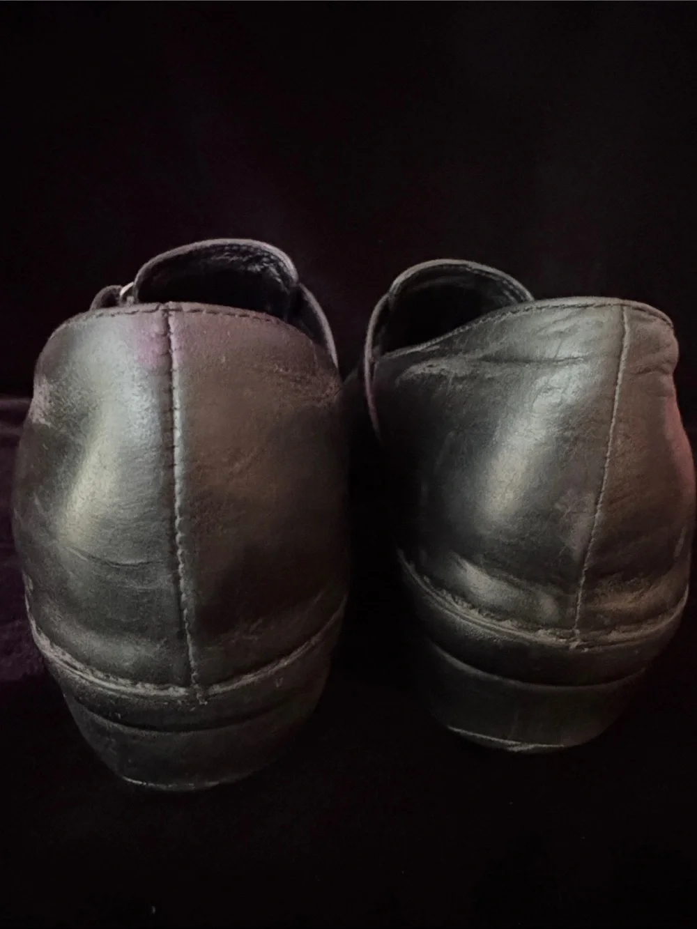 patagonia Leather Clog/Wedge Heels